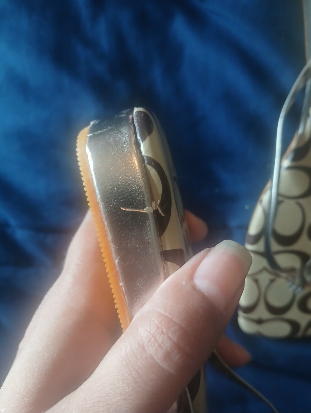 Coach Monogram T Strap Flip Flops Size 10 (41) - Picture 9 of 16